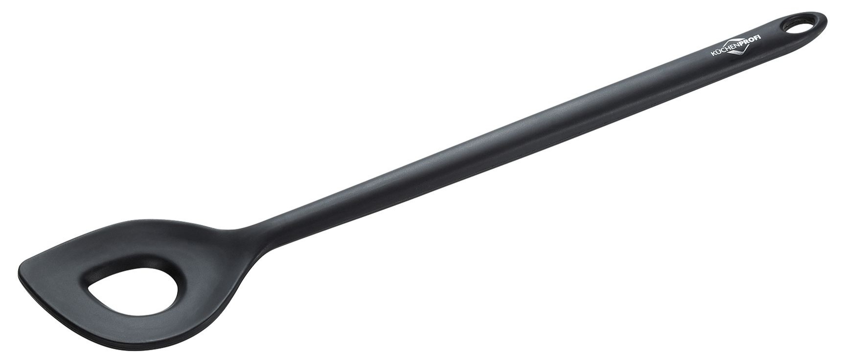 1410601000 TREND Kuchyňská lžíce s otvorem 30,4 cm černá Kuchenprofi (1)